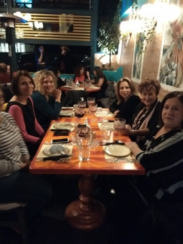 ATHENS GESTALT FOUNDATION CELEBRATING DINNER WITH ITS TRAINING ASSOCIATES