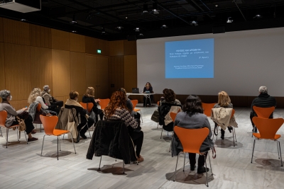 DIMITRAS CHANTZIARAS’ PRESENTATION AT THE STAVROS NIARCHOS FOUNDATION CULTURAL CENTER - MARCH 2022